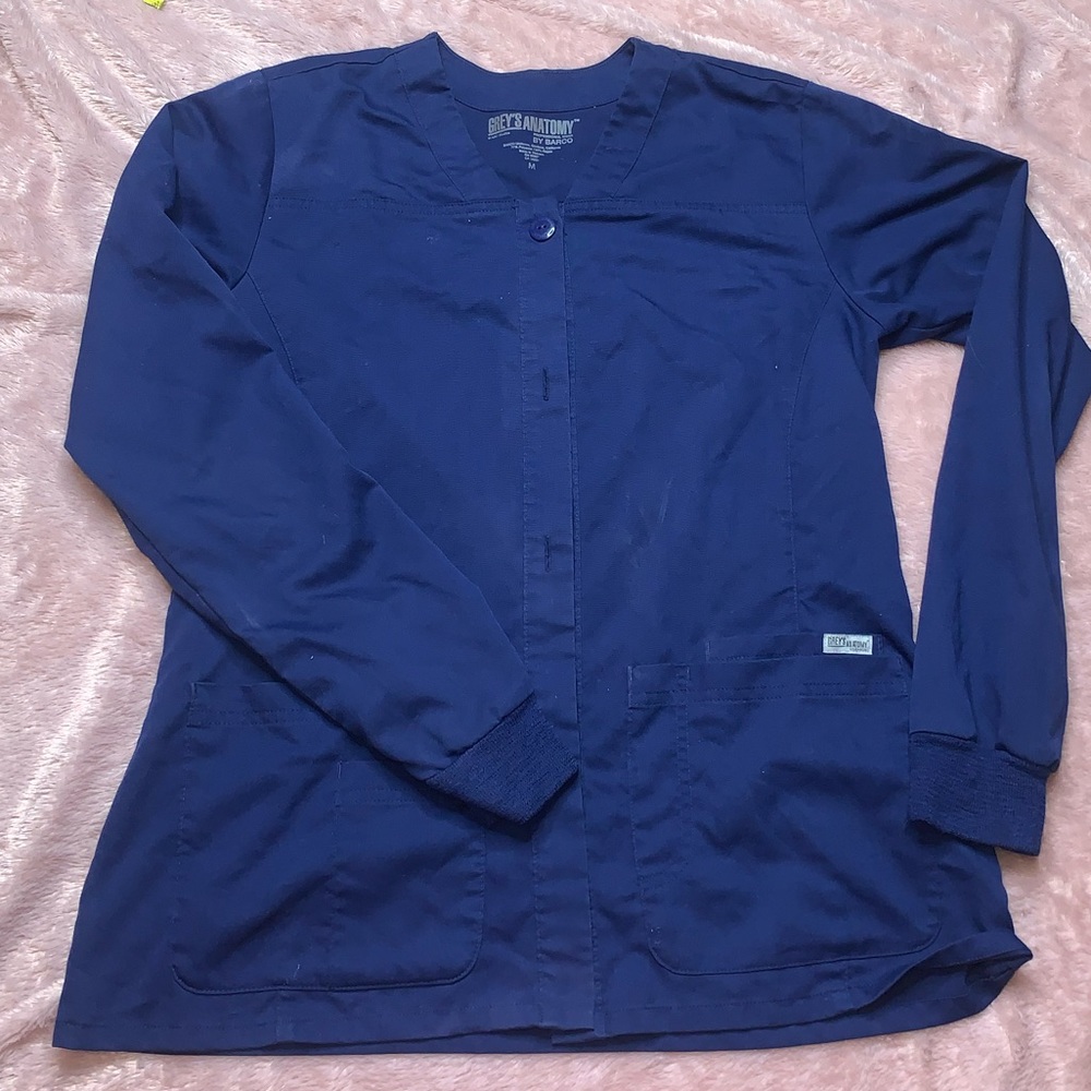 Navy Scrub Jacket